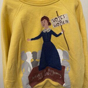 Piccolina Susan B. Anthony Embroidered Applique Sweatshirt Size 5